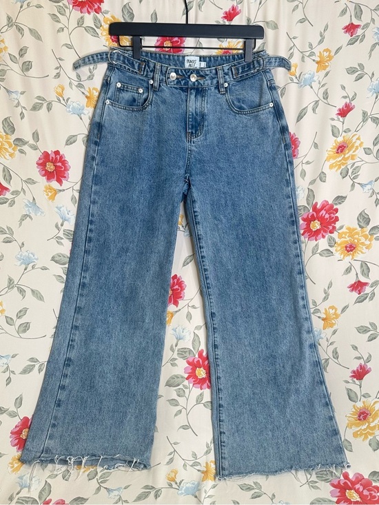 Princess Polly Denim - PRINCESS POLLY | Holly Asymmetric Straight Leg Jeans| Waist Detail | Size 4